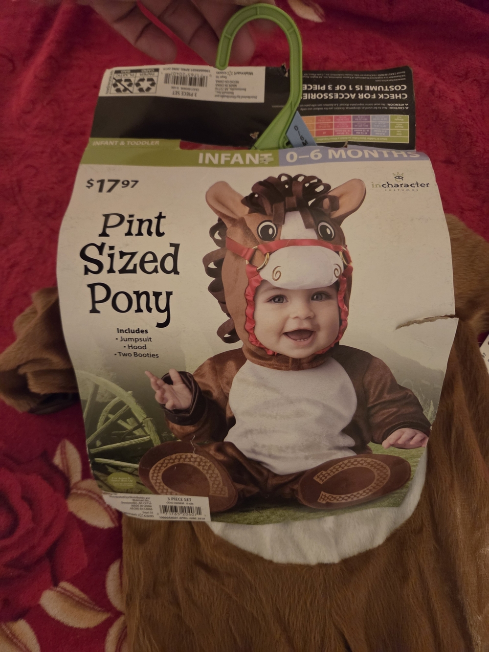 Infant Pint Sized Pony Costume - Brown